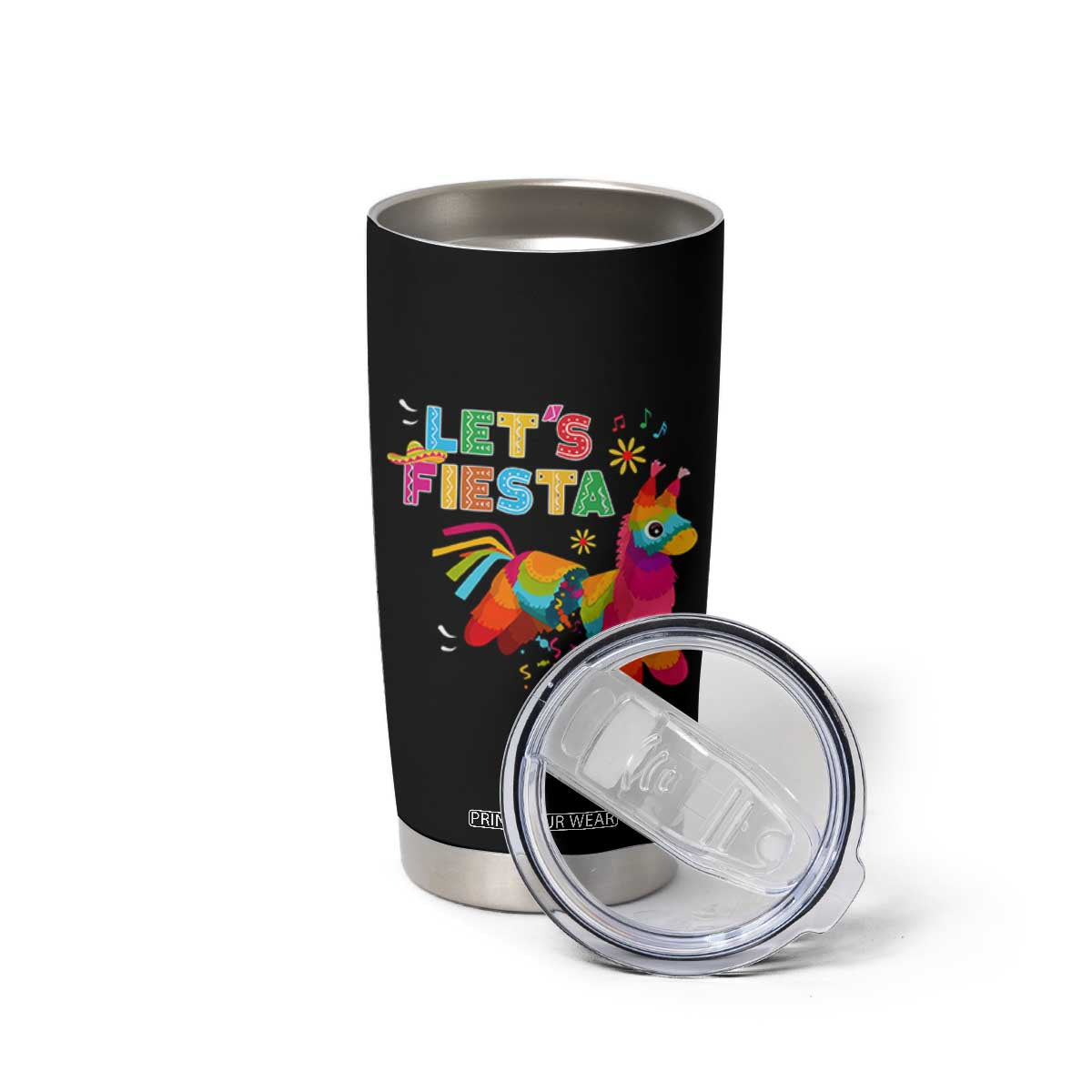 Funny Pinata Mexican Tumbler Cup Let Us Fiesta TS14 Print Your Wear