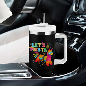 Funny Pinata Mexican Tumbler With Handle Let Us Fiesta TS14 Print Your Wear