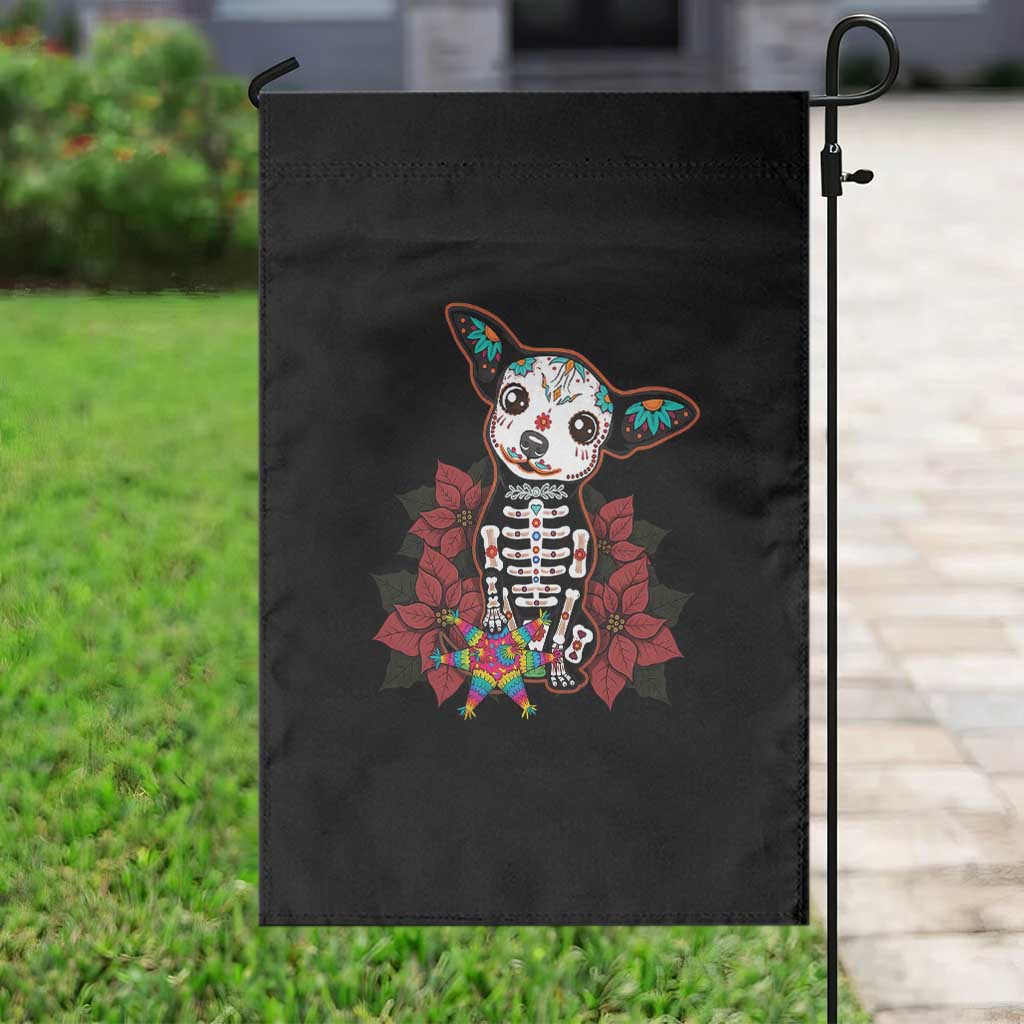 Calavera Chihuahua Garden Flag Pinata Dia De Los Muertos Mexican TS14 Print Your Wear