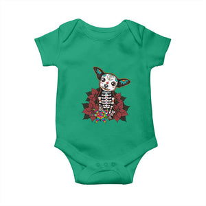 Calavera Chihuahua Baby Onesie Pinata Dia De Los Muertos Mexican TS14 Irish Green Print Your Wear