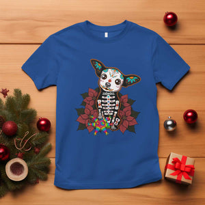 Calavera Chihuahua T Shirt Pinata Dia De Los Muertos Mexican TS14 Royal Blue Print Your Wear