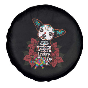 Calavera Chihuahua Spare Tire Cover Pinata Dia De Los Muertos Mexican TS14 Print Your Wear