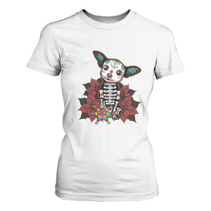 Calavera Chihuahua T Shirt For Women Pinata Dia De Los Muertos Mexican TS14 White Print Your Wear