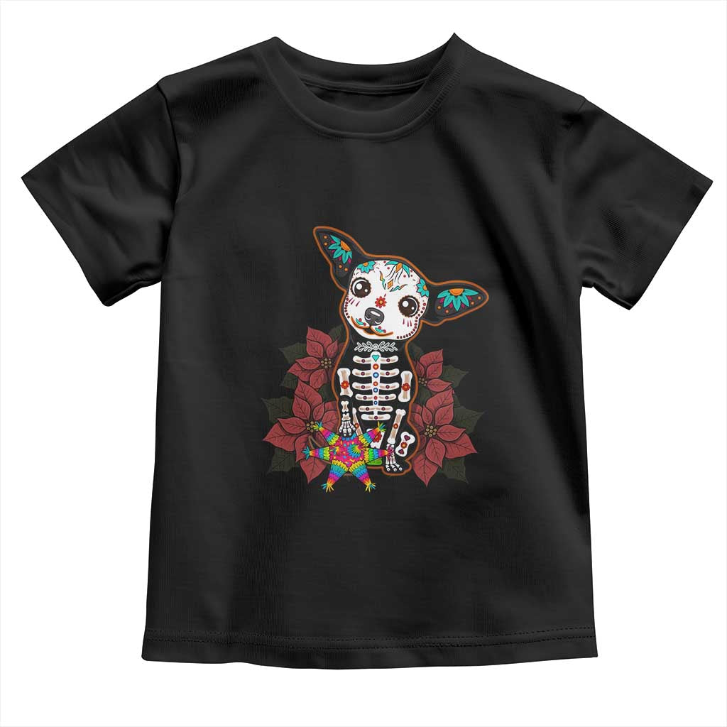 Calavera Chihuahua Toddler T Shirt Pinata Dia De Los Muertos Mexican TS14 Black Print Your Wear