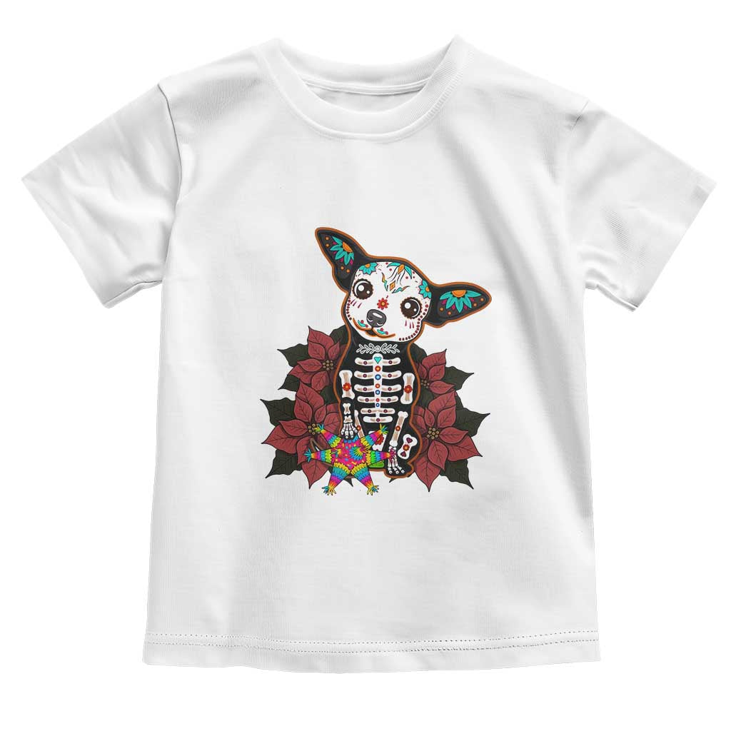 Calavera Chihuahua Toddler T Shirt Pinata Dia De Los Muertos Mexican TS14 White Print Your Wear