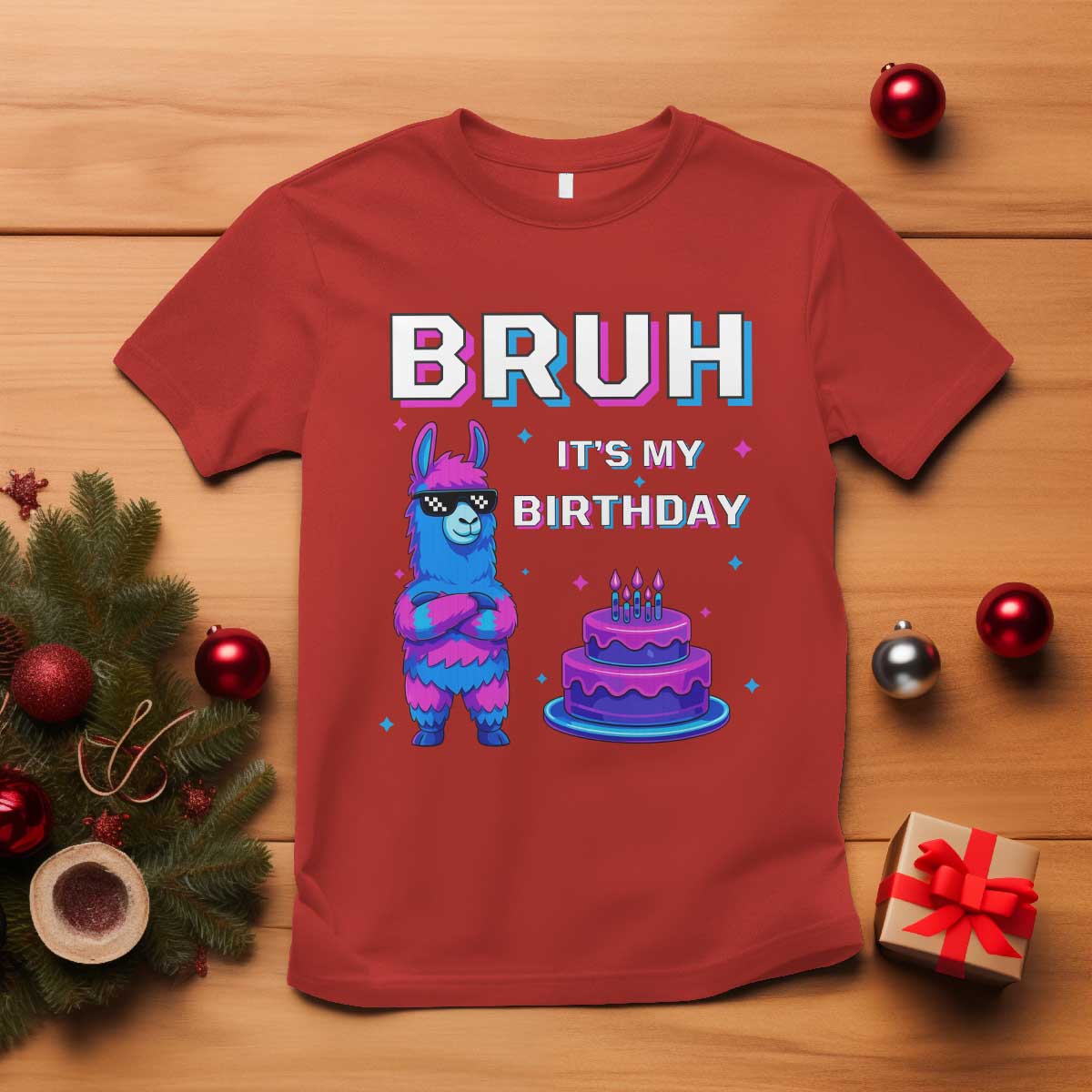 Funny Pinata Mexican T Shirt Bruh It Is My Birthday TS14 Red Print Your Wear