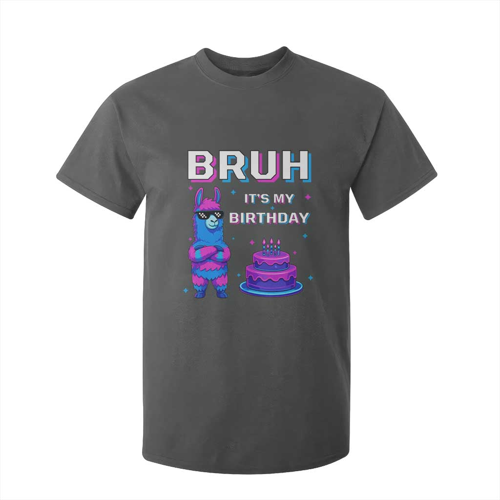 Funny Pinata Mexican T Shirt For Kid Bruh It Is My Birthday TS14 Dark Heather Print Your Wear