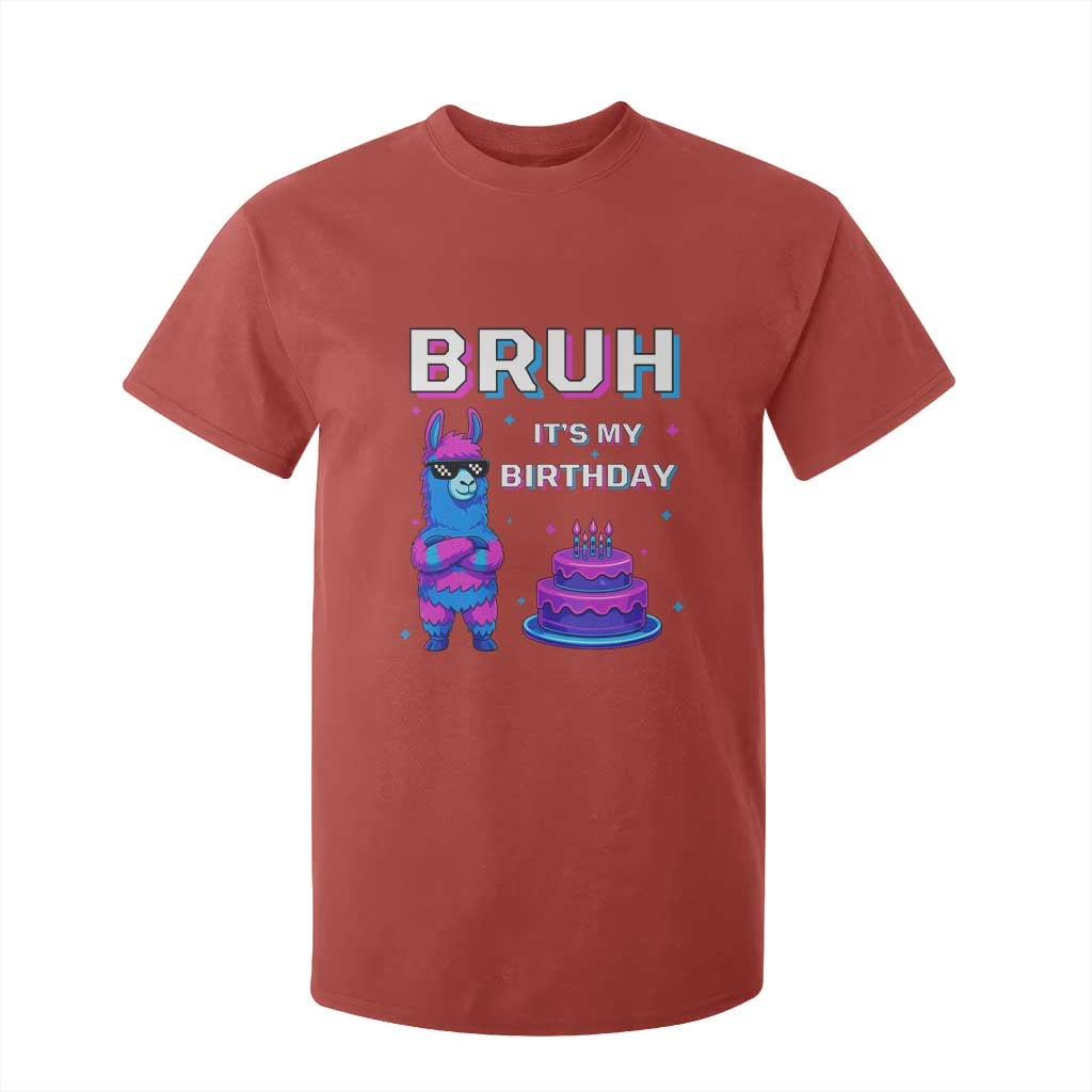 Funny Pinata Mexican T Shirt For Kid Bruh It Is My Birthday TS14 Red Print Your Wear