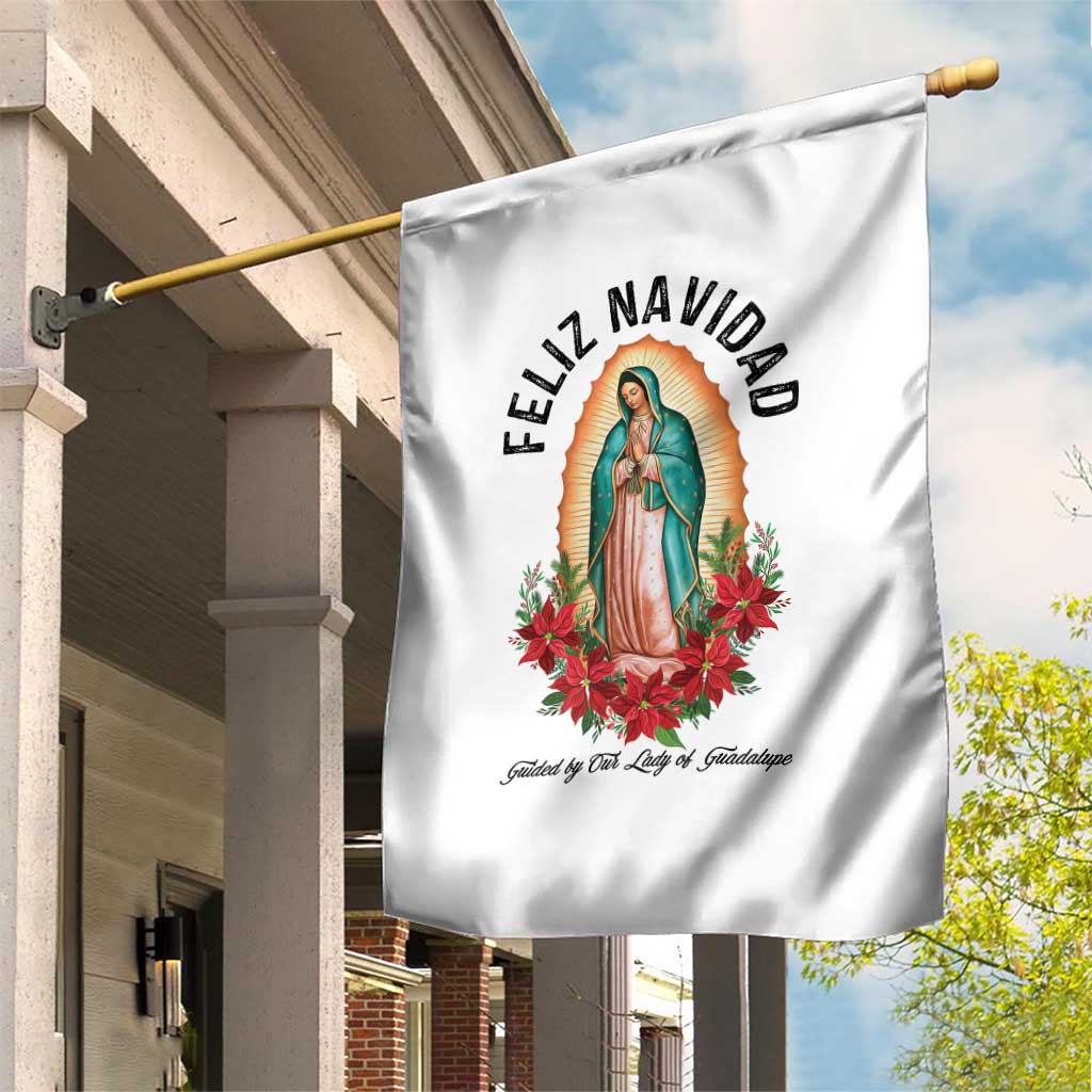 Virgin Mary Feliz Navidad Garden Flag Our Lady Virgen De Guadalupe TS14 Print Your Wear