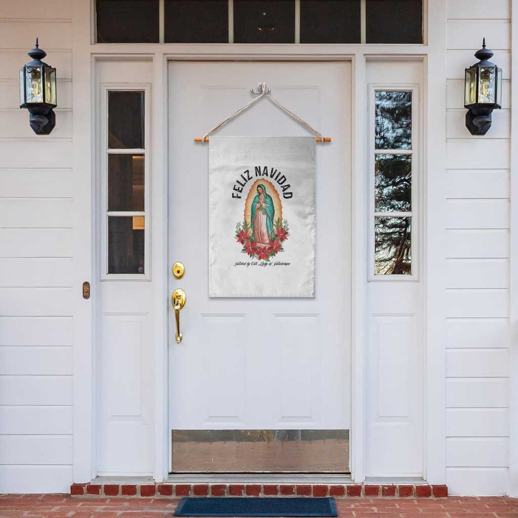 Virgin Mary Feliz Navidad Garden Flag Our Lady Virgen De Guadalupe TS14 Print Your Wear