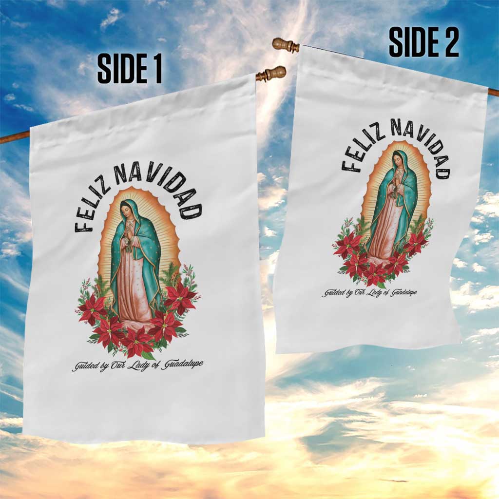 Virgin Mary Feliz Navidad Garden Flag Our Lady Virgen De Guadalupe TS14 Print Your Wear