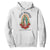 Virgin Mary Feliz Navidad Hoodie Our Lady Virgen De Guadalupe - Print Your Wear
