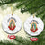 Virgin Mary Feliz Navidad Ceramic Ornament Our Lady Virgen De Guadalupe - Print Your Wear