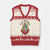 Virgin Mary Feliz Navidad V-Neck Knit Sweater Vest Our Lady Virgen De Guadalupe - Print Your Wear