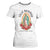 Virgin Mary Feliz Navidad T Shirt For Women Our Lady Virgen De Guadalupe - Print Your Wear