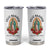 Virgin Mary Feliz Navidad Tumbler Cup Our Lady Virgen De Guadalupe TS14 White Print Your Wear