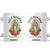Virgin Mary Feliz Navidad Coffee Mug Our Lady Virgen De Guadalupe TS14 White Print Your Wear