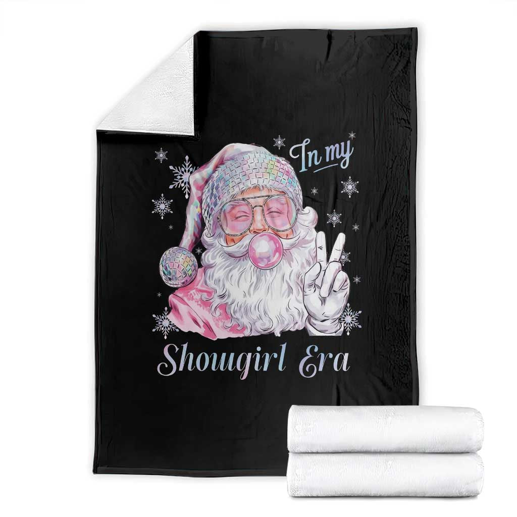 Pink Santa Christmas Throw Blanket Bubble Gum Peace Sign TS14 Black Print Your Wear