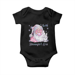 Pink Santa Christmas Baby Onesie Bubble Gum Peace Sign TS14 Black Print Your Wear