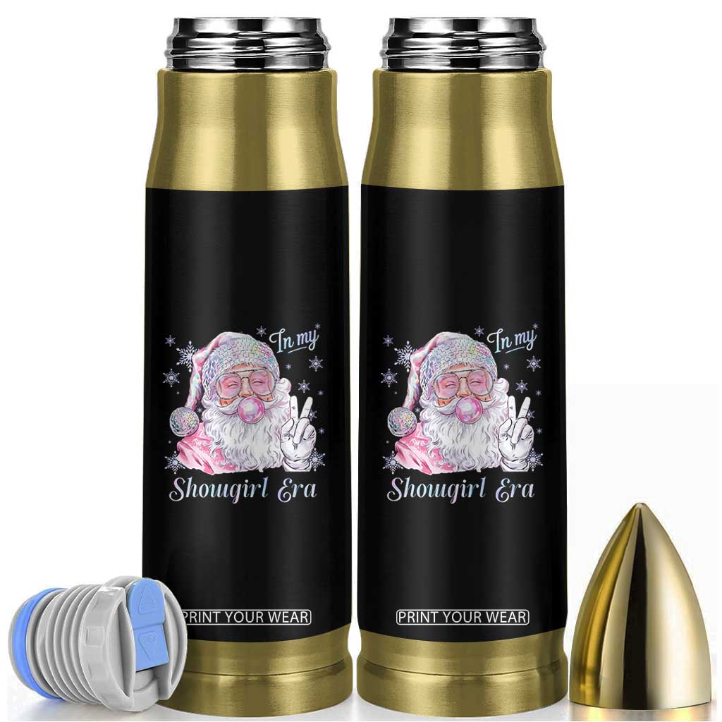 Pink Santa Christmas Bullet Tumbler Bubble Gum Peace Sign TS14 Black Print Your Wear