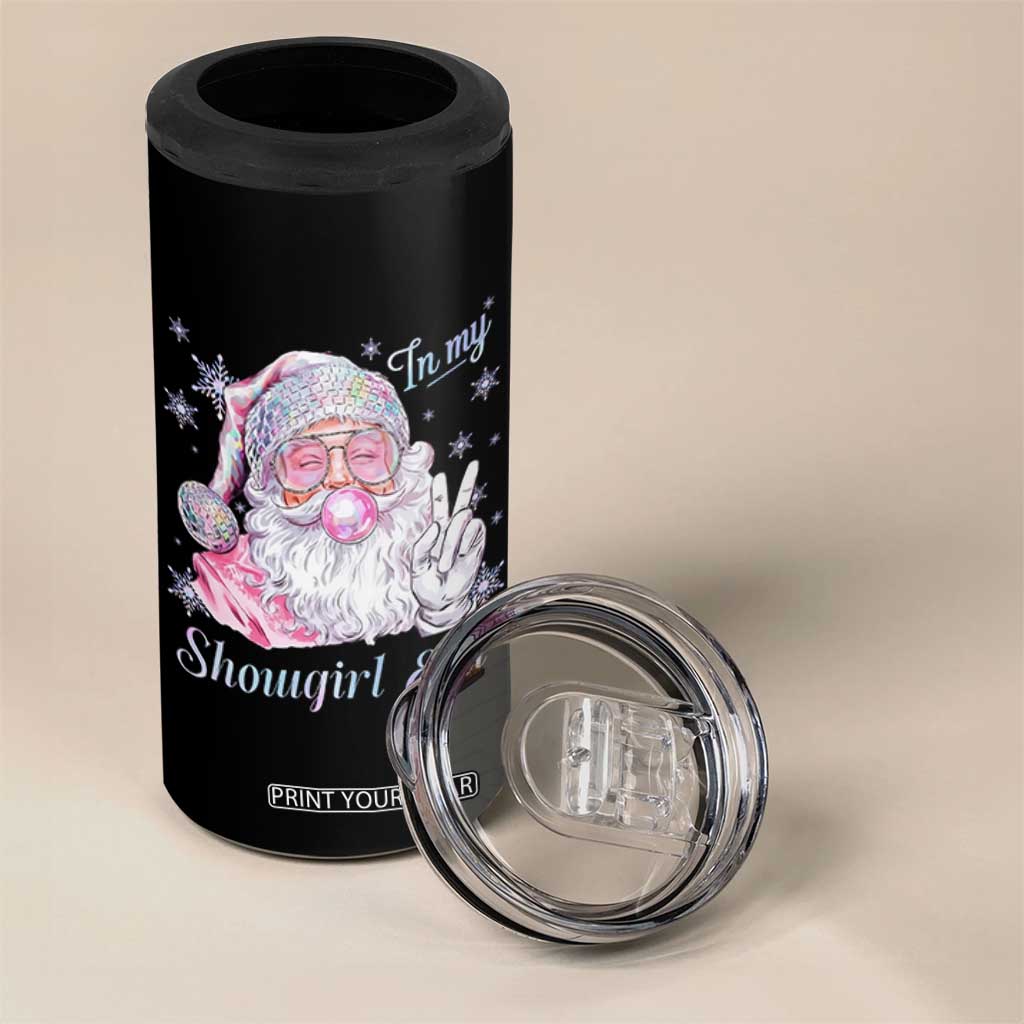 Pink Santa Christmas 4 in 1 Can Cooler Tumbler Bubble Gum Peace Sign TS14 Print Your Wear