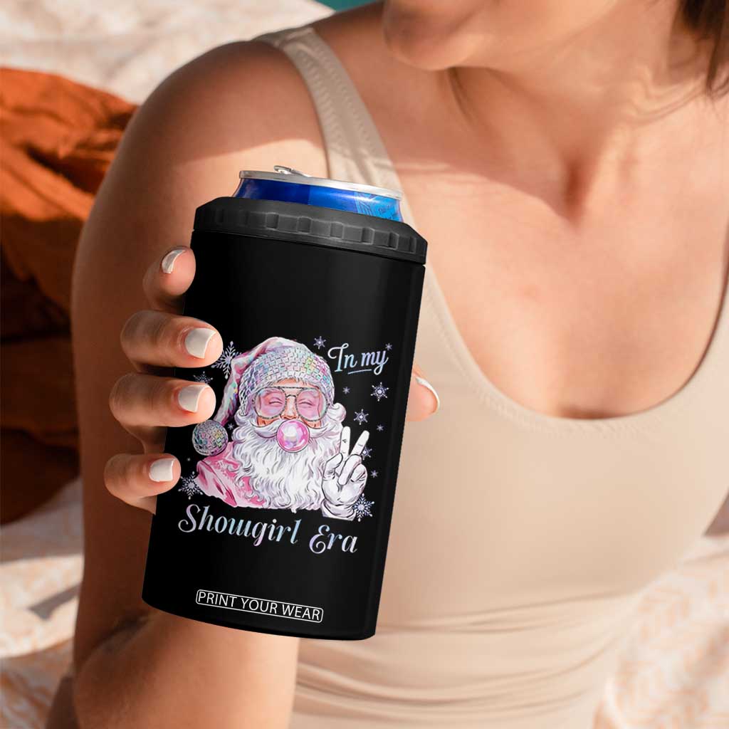 Pink Santa Christmas 4 in 1 Can Cooler Tumbler Bubble Gum Peace Sign TS14 Print Your Wear