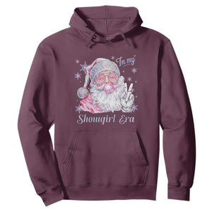 Pink Santa Christmas Hoodie Bubble Gum Peace Sign TS14 Maroon Print Your Wear