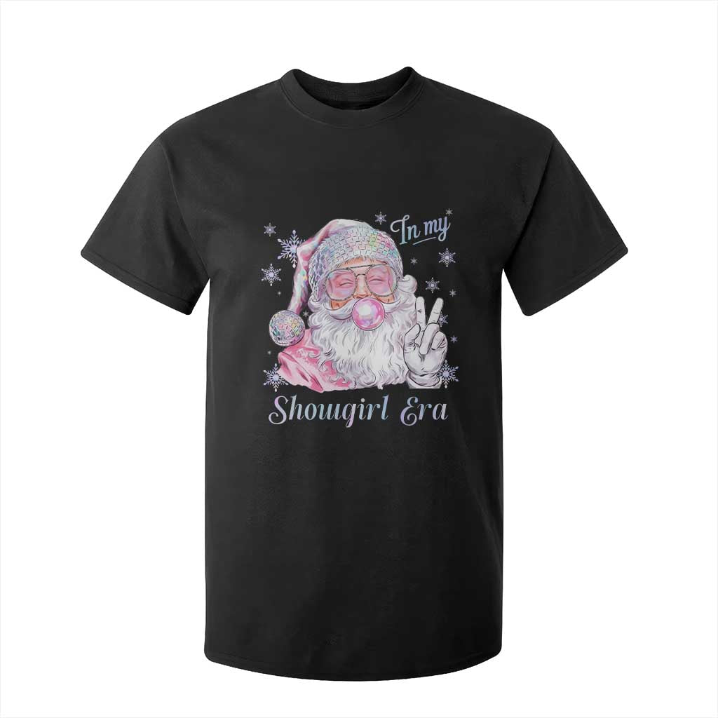 Pink Santa Christmas T Shirt For Kid Bubble Gum Peace Sign TS14 Black Print Your Wear