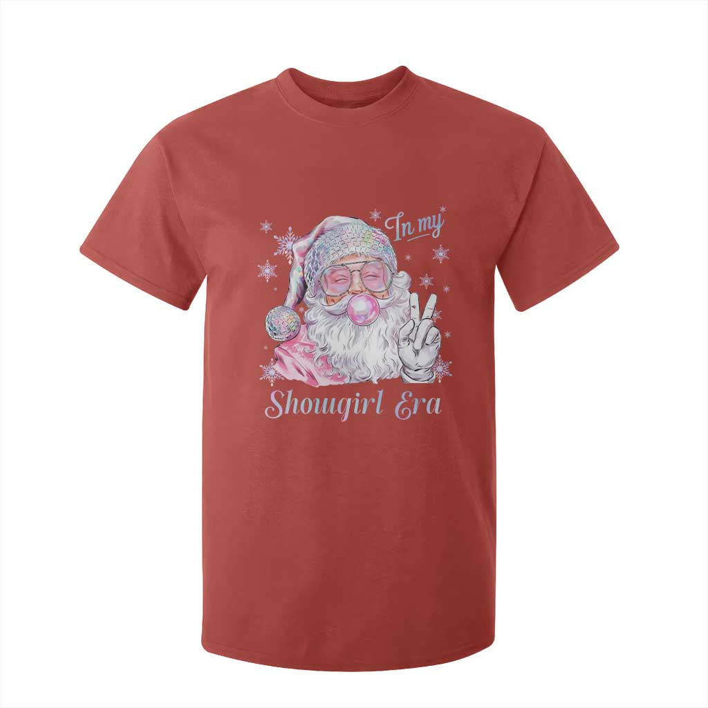 Pink Santa Christmas T Shirt For Kid Bubble Gum Peace Sign TS14 Red Print Your Wear