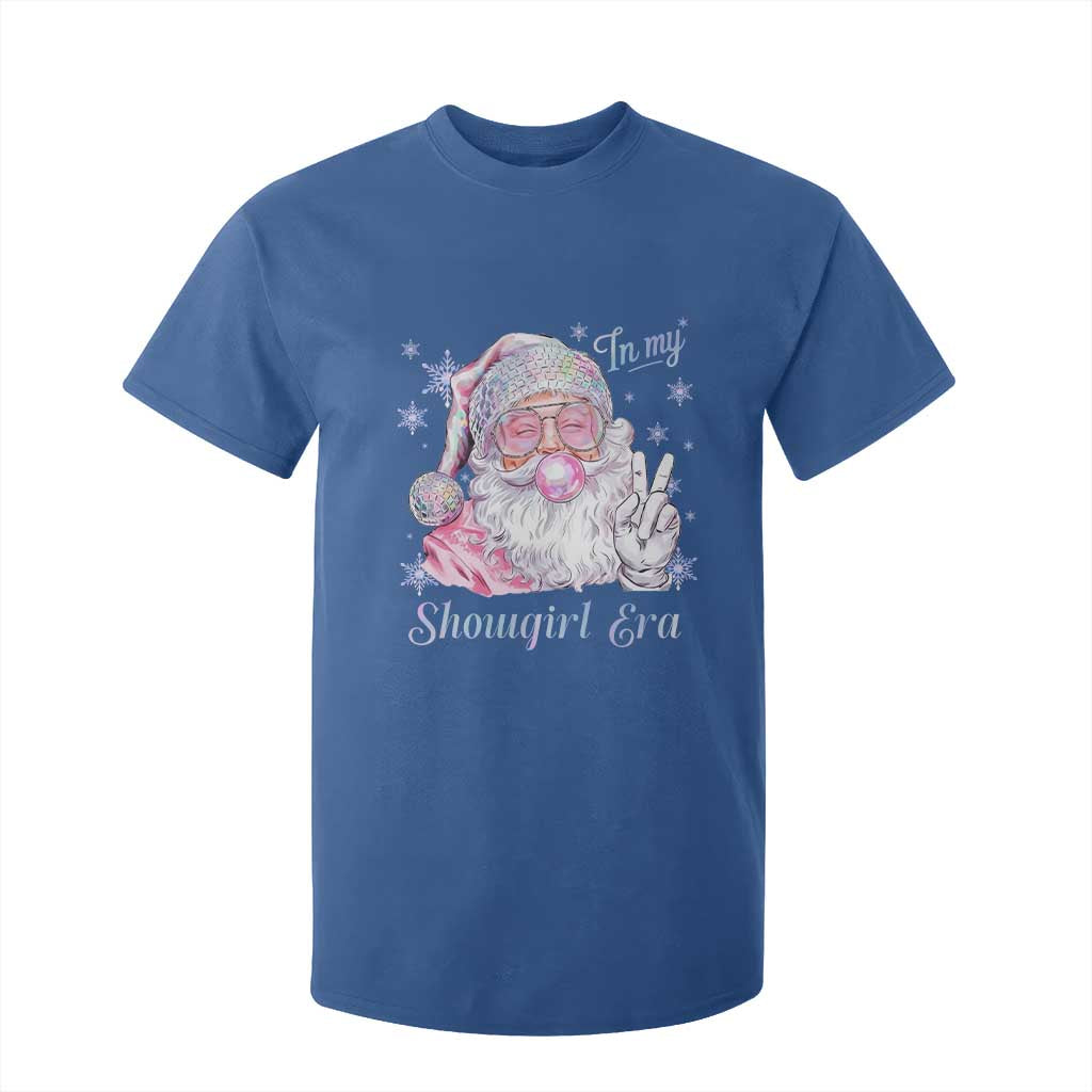 Pink Santa Christmas T Shirt For Kid Bubble Gum Peace Sign TS14 Royal Blue Print Your Wear