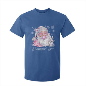 Pink Santa Christmas T Shirt For Kid Bubble Gum Peace Sign TS14 Royal Blue Print Your Wear