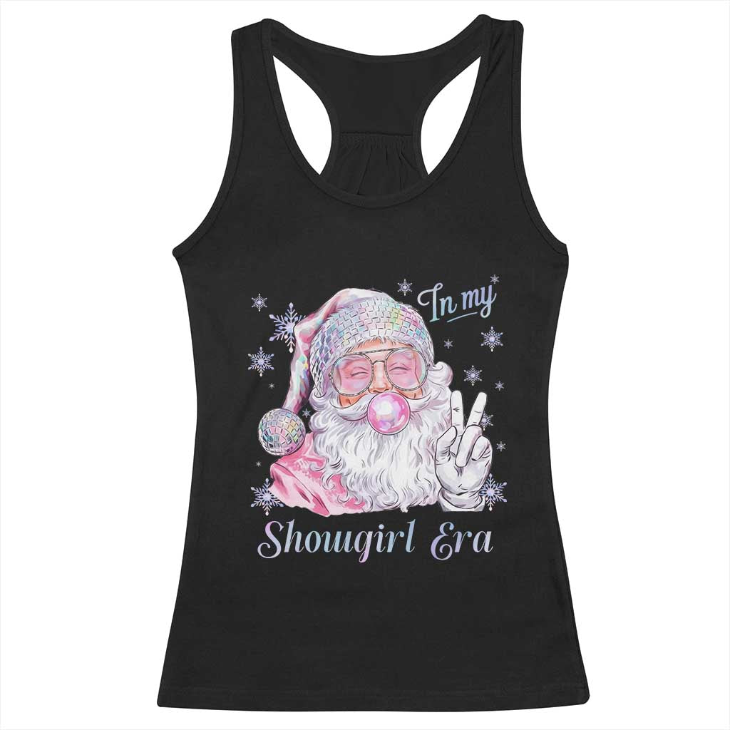 Pink Santa Christmas Racerback Tank Top Bubble Gum Peace Sign TS14 Black Print Your Wear
