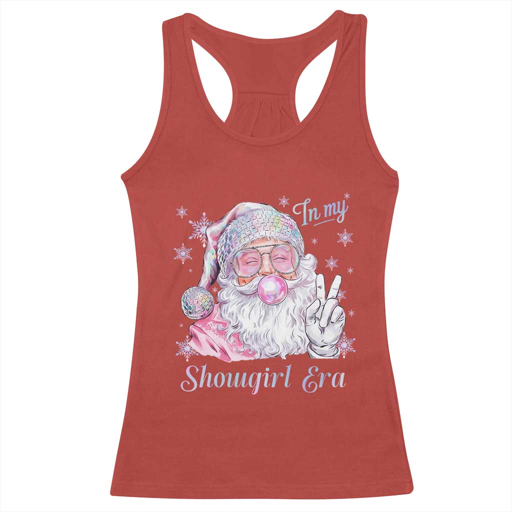 Pink Santa Christmas Racerback Tank Top Bubble Gum Peace Sign TS14 Red Print Your Wear