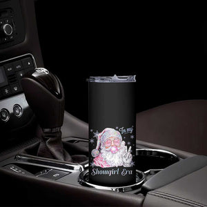 Pink Santa Christmas Skinny Tumbler Bubble Gum Peace Sign TS14 Print Your Wear