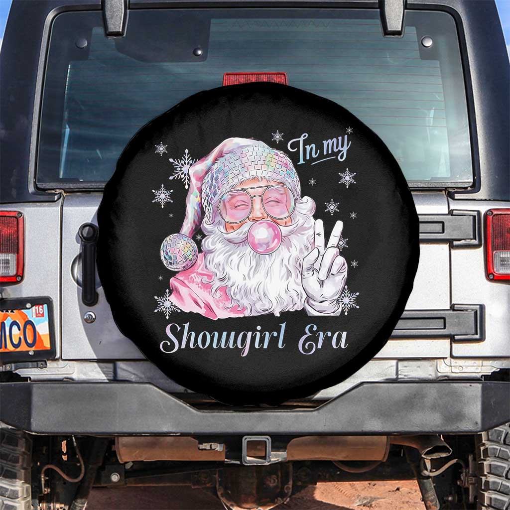 Pink Santa Christmas Spare Tire Cover Bubble Gum Peace Sign TS14 No hole Black Print Your Wear