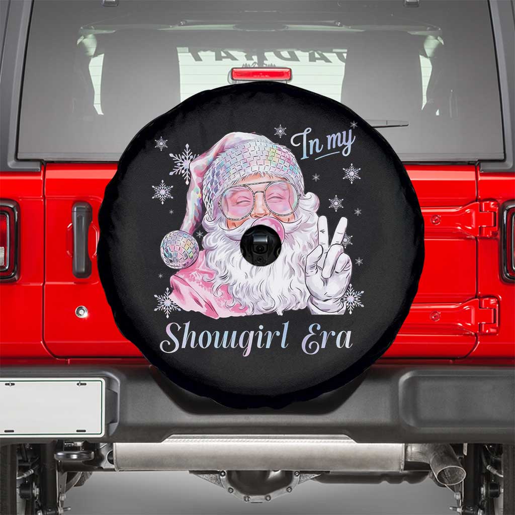Pink Santa Christmas Spare Tire Cover Bubble Gum Peace Sign TS14 Black Print Your Wear