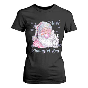 Pink Santa Christmas T Shirt For Women Bubble Gum Peace Sign TS14 Black Print Your Wear