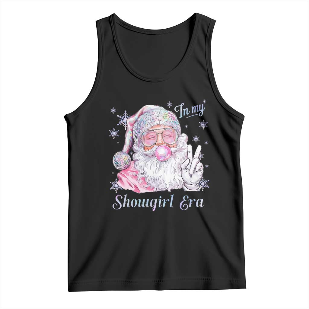 Pink Santa Christmas Tank Top Bubble Gum Peace Sign TS14 Black Print Your Wear