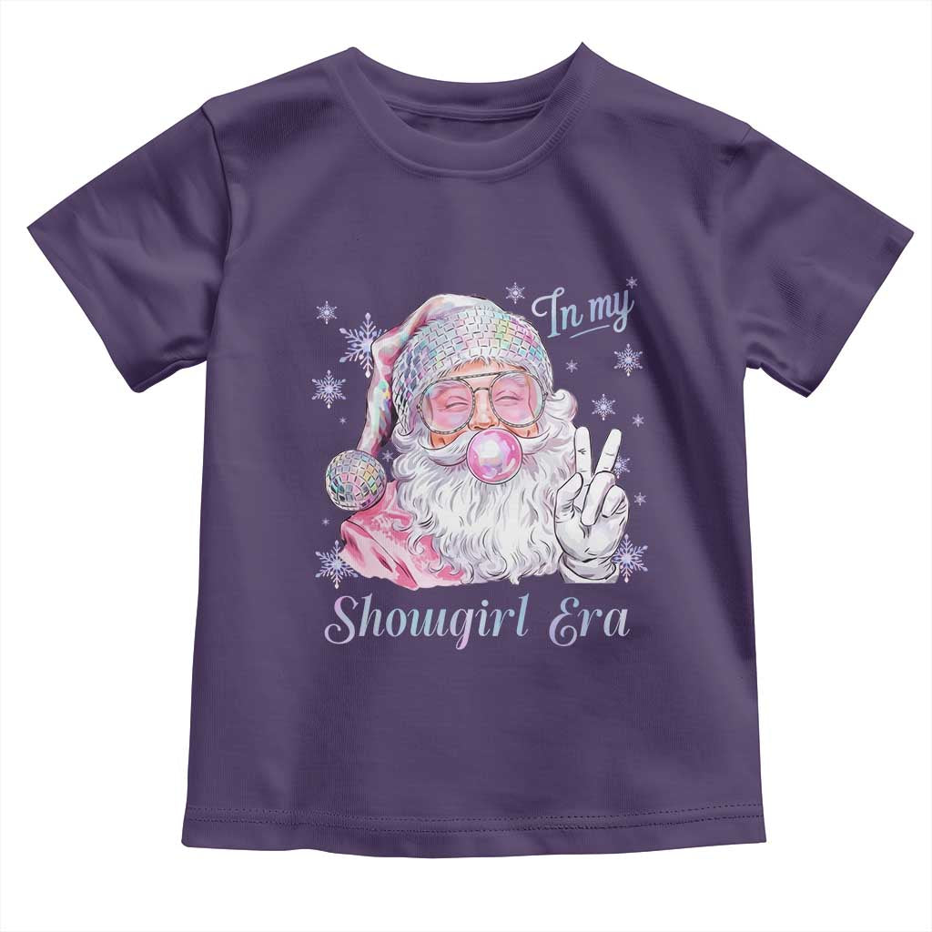 Pink Santa Christmas Toddler T Shirt Bubble Gum Peace Sign TS14 Purple Print Your Wear