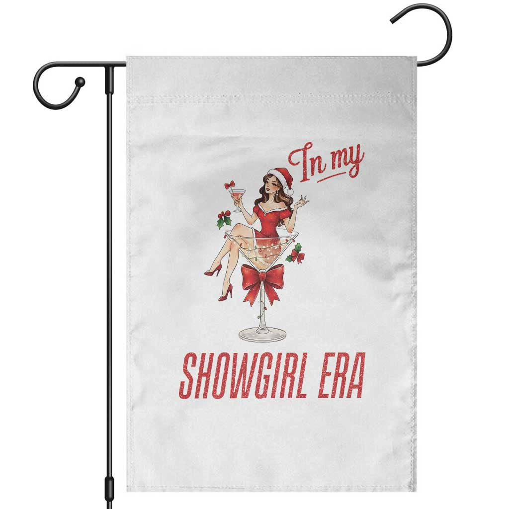 Santa Girls Christmas Garden Flag In My Costume Era TS14 White Print Your Wear