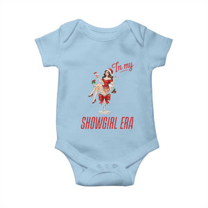 Santa Girls Christmas Baby Onesie In My Costume Era TS14 Light Blue Print Your Wear