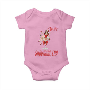 Santa Girls Christmas Baby Onesie In My Costume Era TS14 Light Pink Print Your Wear