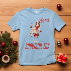 Santa Girls Christmas T Shirt In My Costume Era TS14 Light Blue Print Your Wear