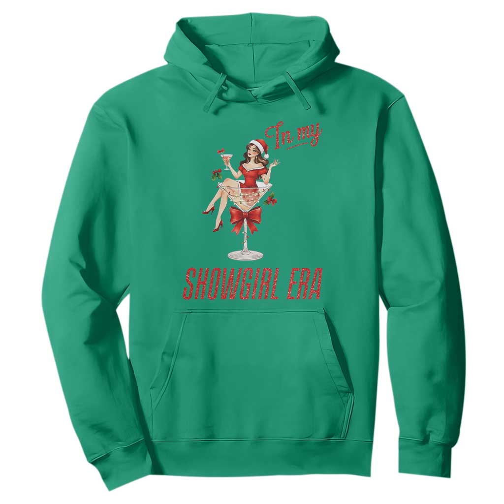 Santa Girls Christmas Hoodie In My Costume Era TS14 Irish Green Print Your Wear