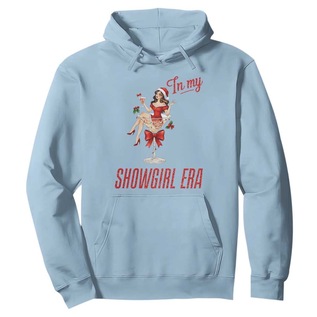 Santa Girls Christmas Hoodie In My Costume Era TS14 Light Blue Print Your Wear