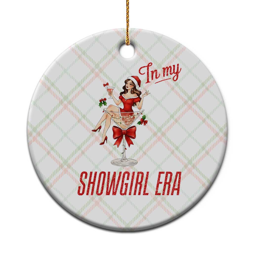 Santa Girls Christmas Ceramic Ornament In My Costume Era TS14 1pc Christmas Plaid Print Your Wear