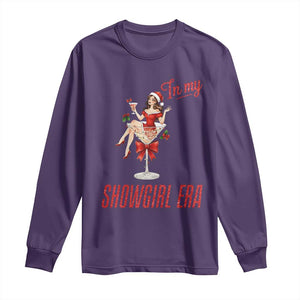 Santa Girls Christmas Long Sleeve Shirt In My Costume Era TS14 Purple Print Your Wear