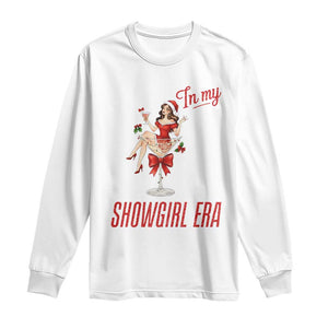 Santa Girls Christmas Long Sleeve Shirt In My Costume Era TS14 White Print Your Wear