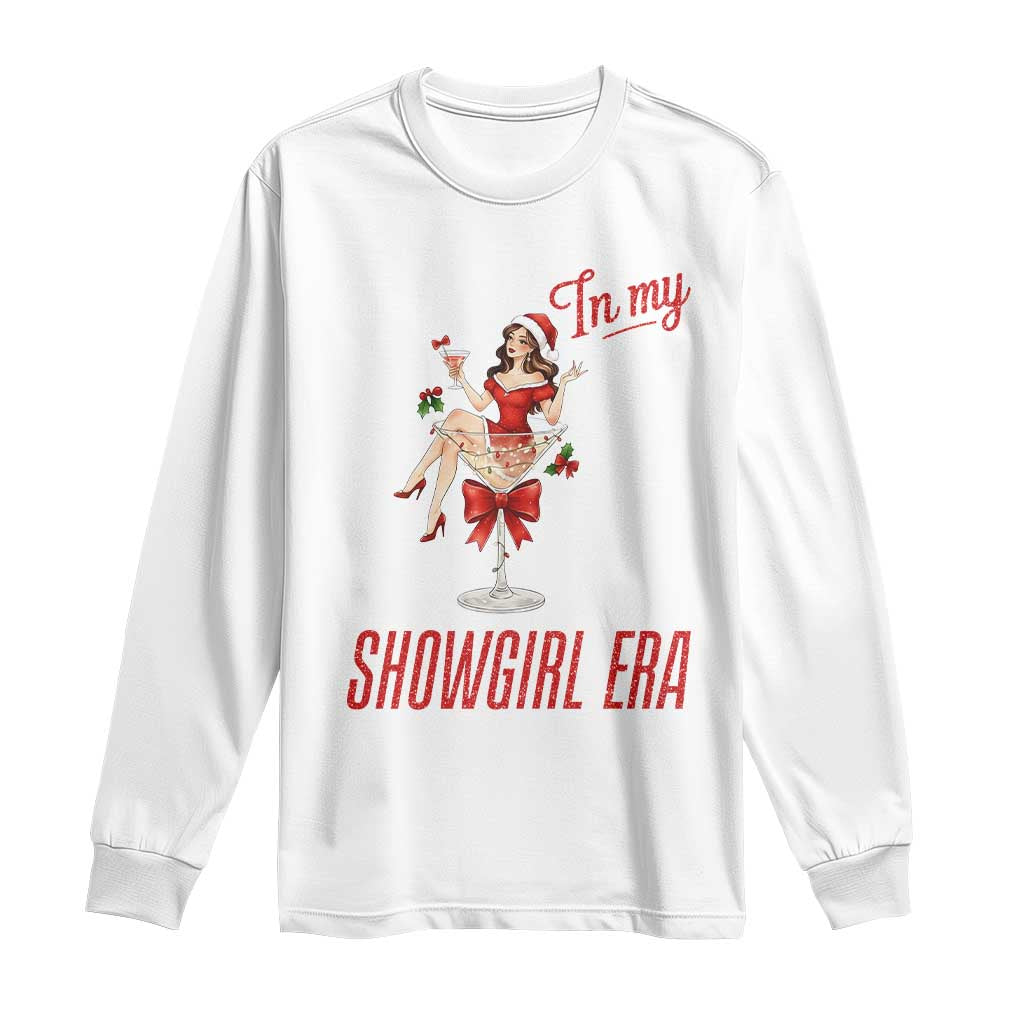 Santa Girls Christmas Long Sleeve Shirt In My Costume Era TS14 White Print Your Wear