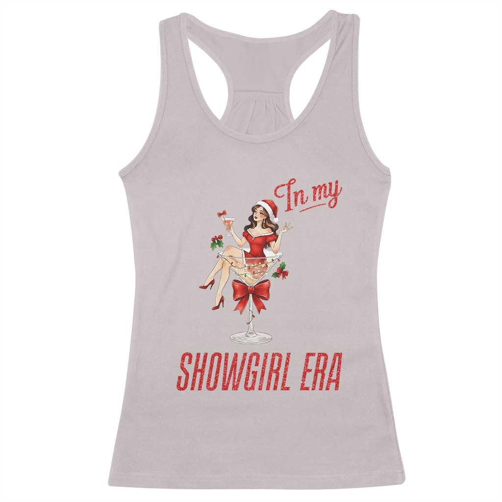 Santa Girls Christmas Racerback Tank Top In My Costume Era TS14 Ice Gray Print Your Wear